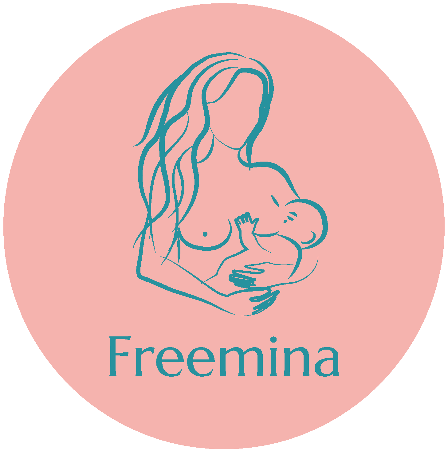 Logo marki Freemina ubrania do karmienia piersią