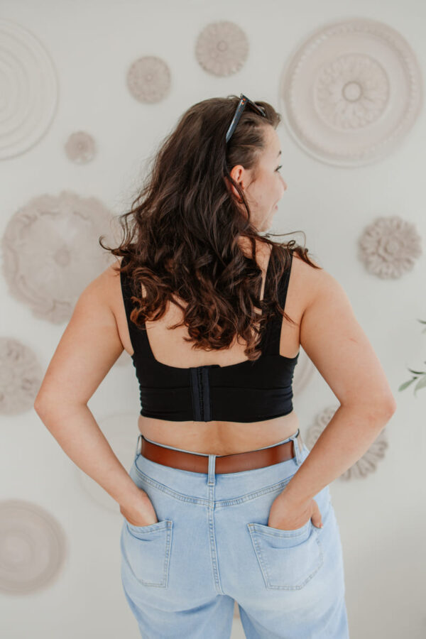 Freya breastfeeding top - black - Image 12