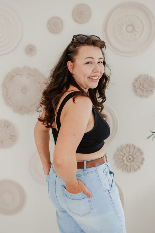 Freya breastfeeding top - black - Image 2