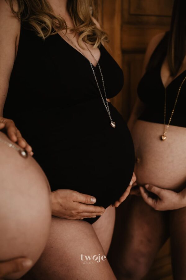 Body ciążowe i do karmienia piersią - czarne