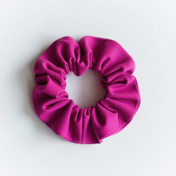 Gumka do włosów scrunchie - fuksja STRONG MUM